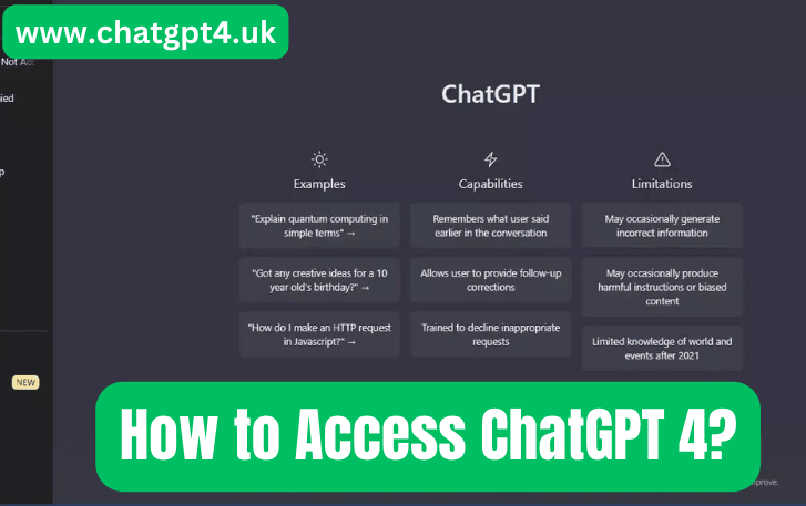 How to Access ChatGPT4