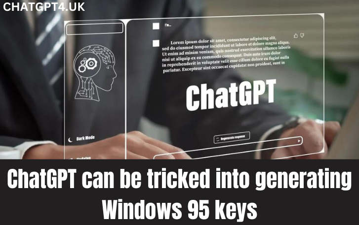 ChatGPT can be tricked into generating Windows 95 keys