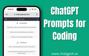 ChatGPT Prompts for Coding